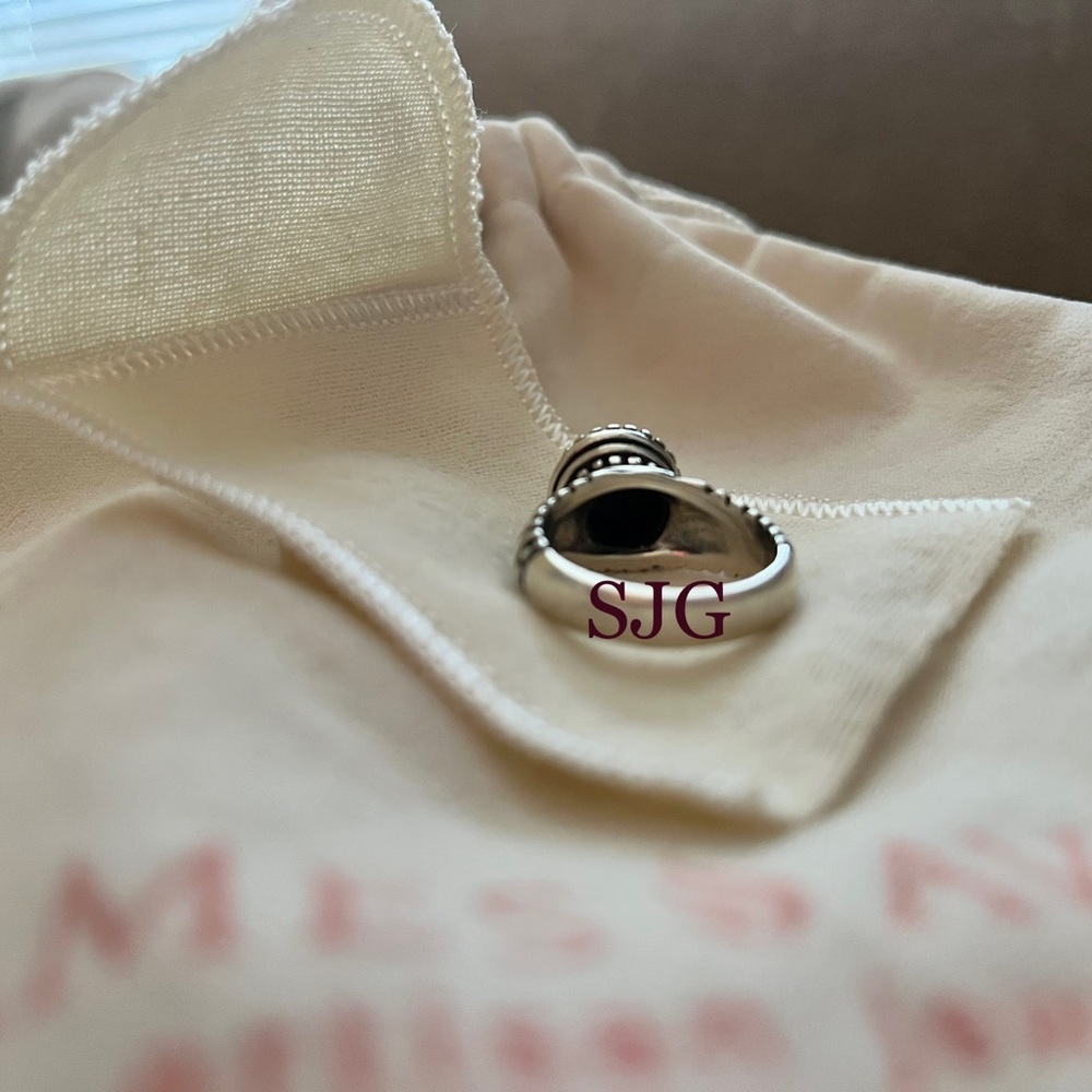James Avery African Beaded ring Retired